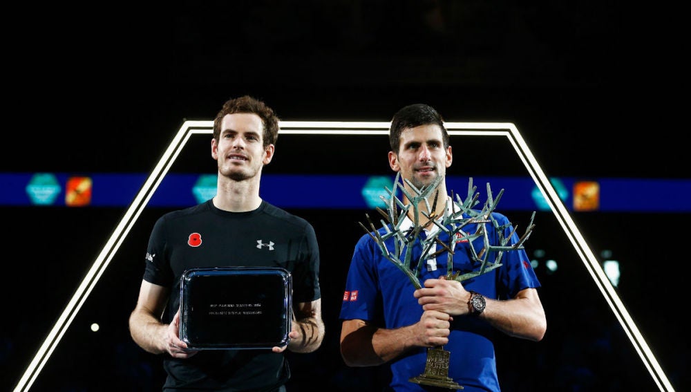 Djokovic y Murray, campeón y subcampeón en París