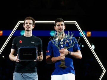 Djokovic y Murray, campeón y subcampeón en París