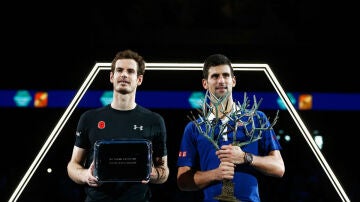 Djokovic y Murray, campeón y subcampeón en París