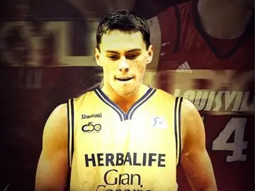 Kyle Kuric, con el uniforme del Gran Canaria Kyle Kuric, con el uniforme del Gran Canaria