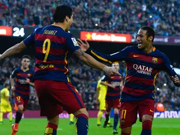 Neymar-Suárez delantera letal Neymar-Suárez delantera letal