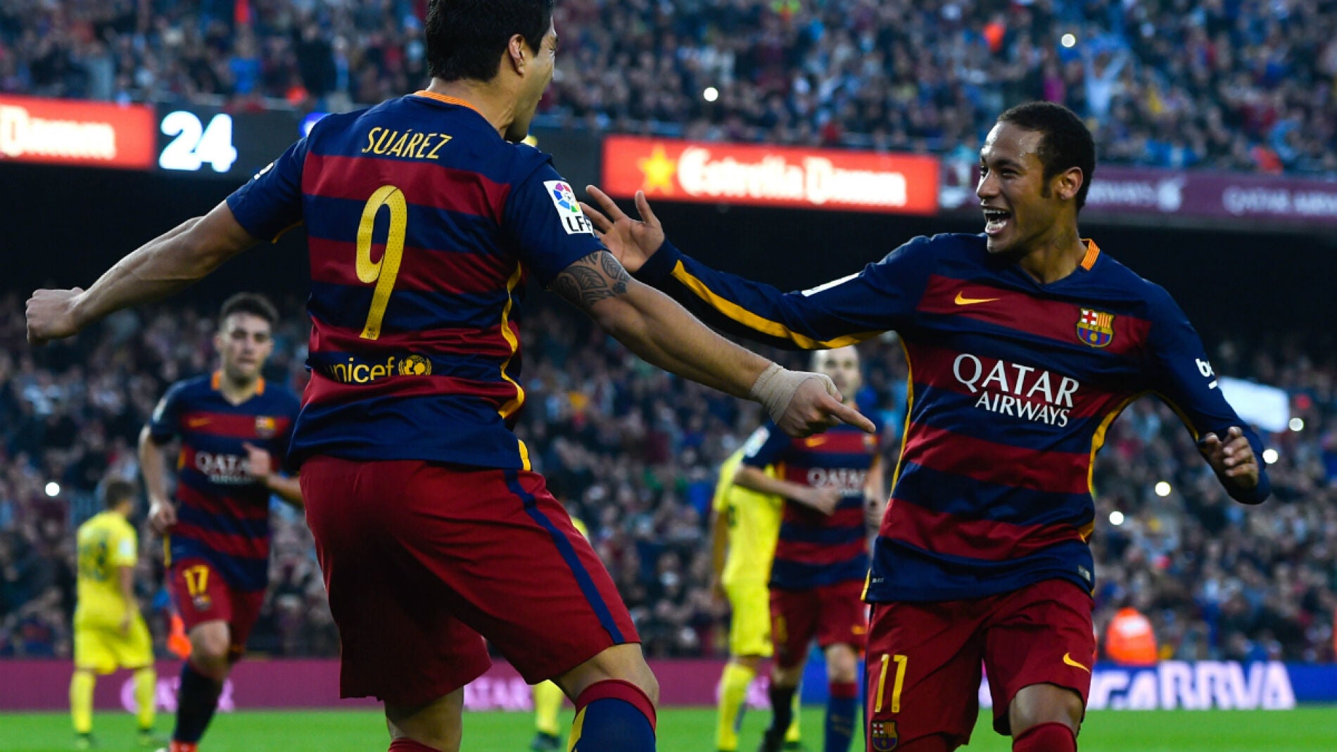 Neymar-Su&aacute;rez delantera letal