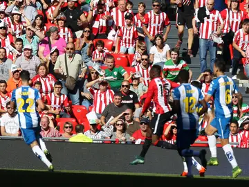 Iñaki Williams anotó el 1-0 ante el Espanyol Iñaki Williams anotó el 1-0 ante el Espanyol
