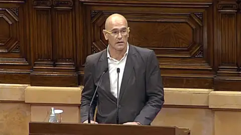 Raül Romeva en el Parlament Raül Romeva en el Parlament