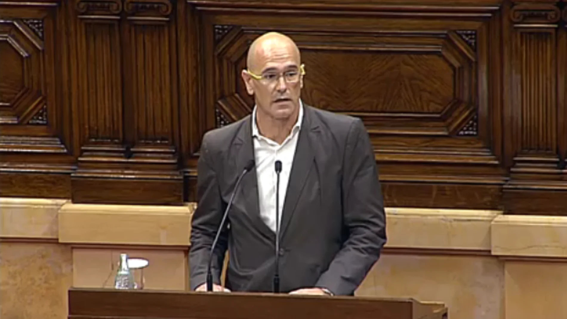 Raül Romeva en el Parlament Raül Romeva en el Parlament