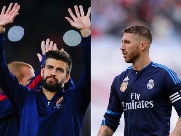 Piqué y Sergio Ramos