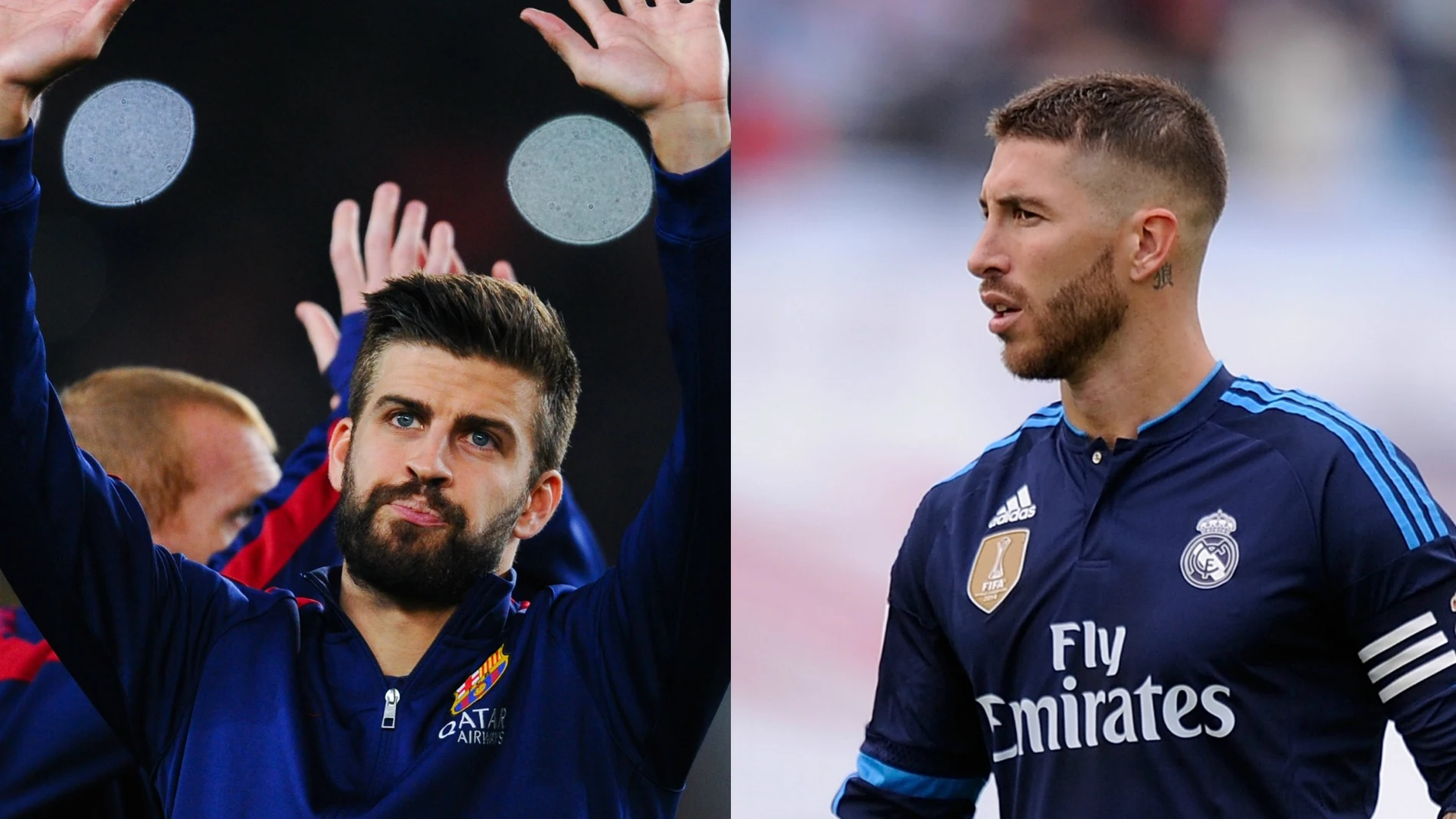 Piqué y Sergio Ramos Piqué y Sergio Ramos