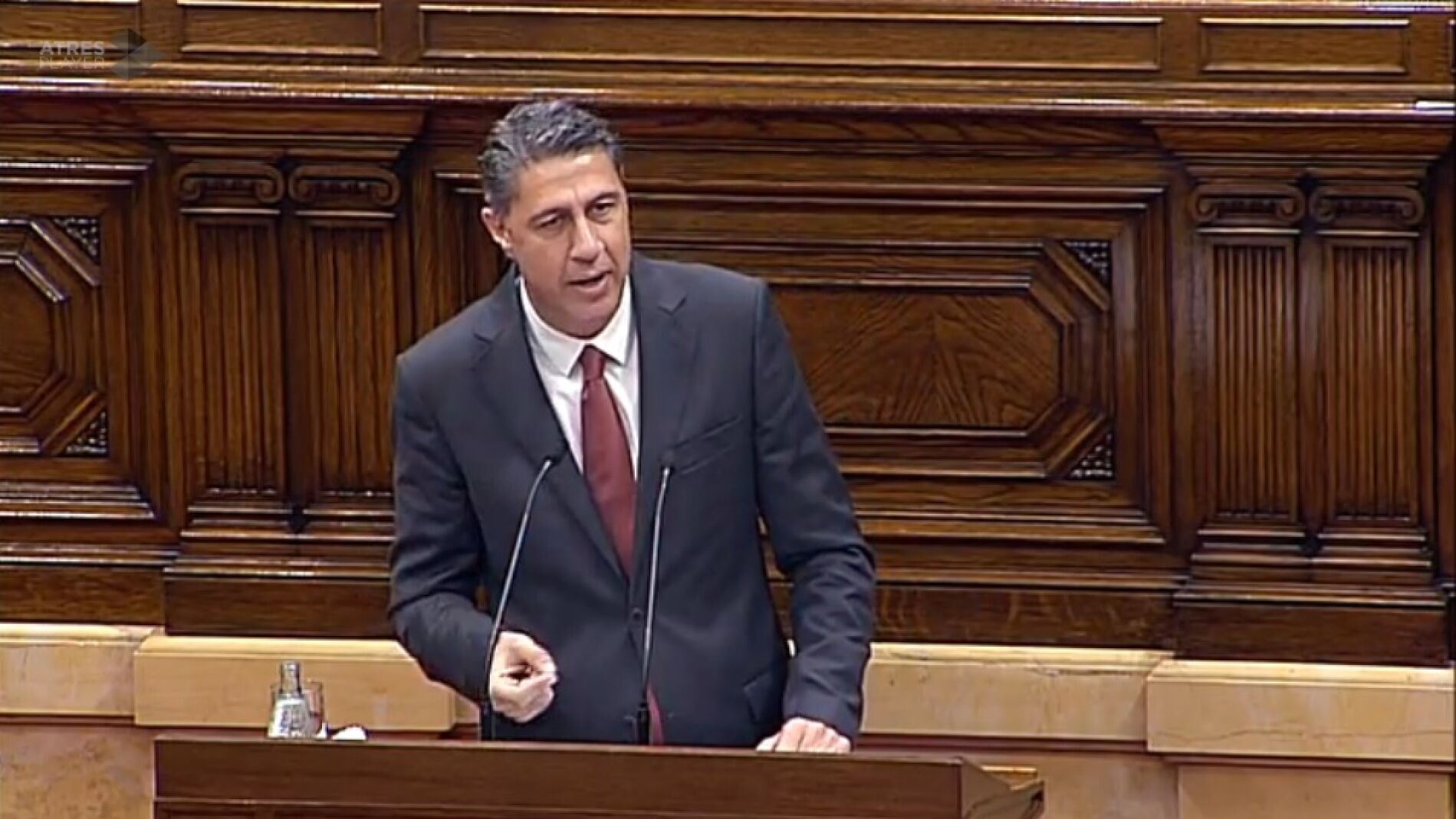 Xavier Garc&iacute;a Albiol en el Parlament