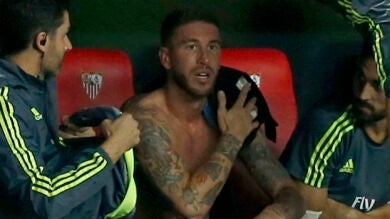 Ramos, indignado con la afición del Sevilla