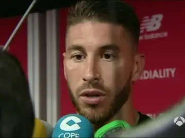 Sergio Ramos, tras el partido contra el Sevilla Sergio Ramos, tras el partido contra el Sevilla