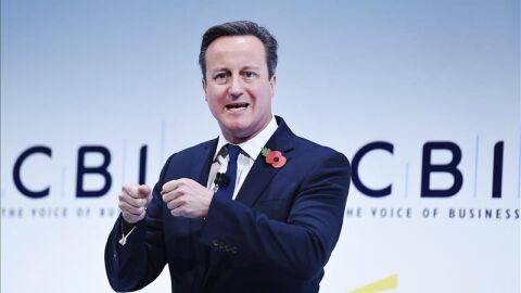 David Cameron, primer ministro brit&aacute;nico