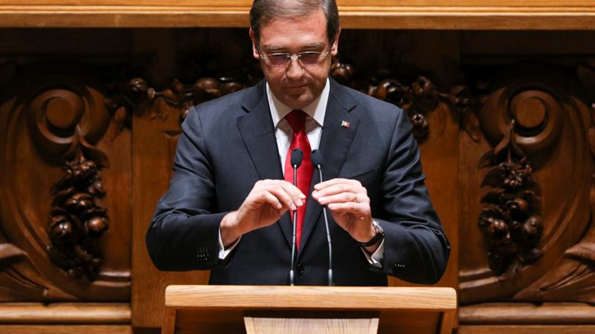 El primer ministro de Portugal, Pedro Passos Coelho