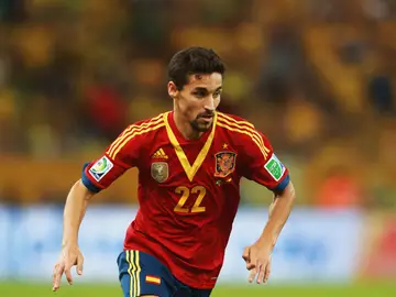 Jesús Navas en un partido con la Selección Jesús Navas en un partido con la Selección