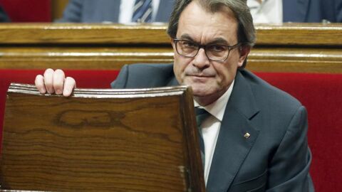 Artur Mas, en el Pleno del Parlament