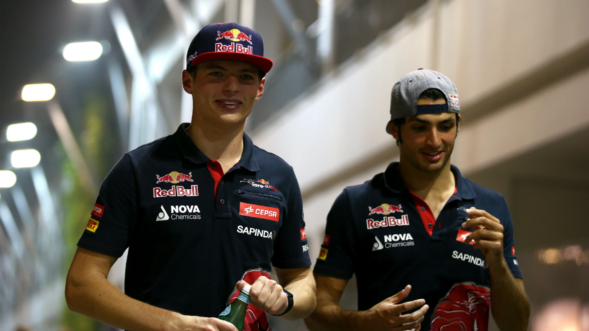 Sainz y Verstappen