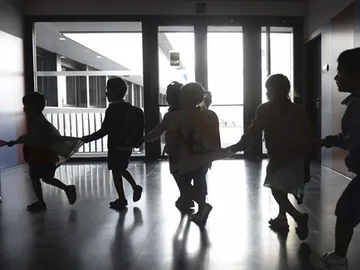 Niños en un colegio Niños en un colegio