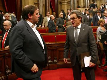 Artur Mas y Oriol Junqueras