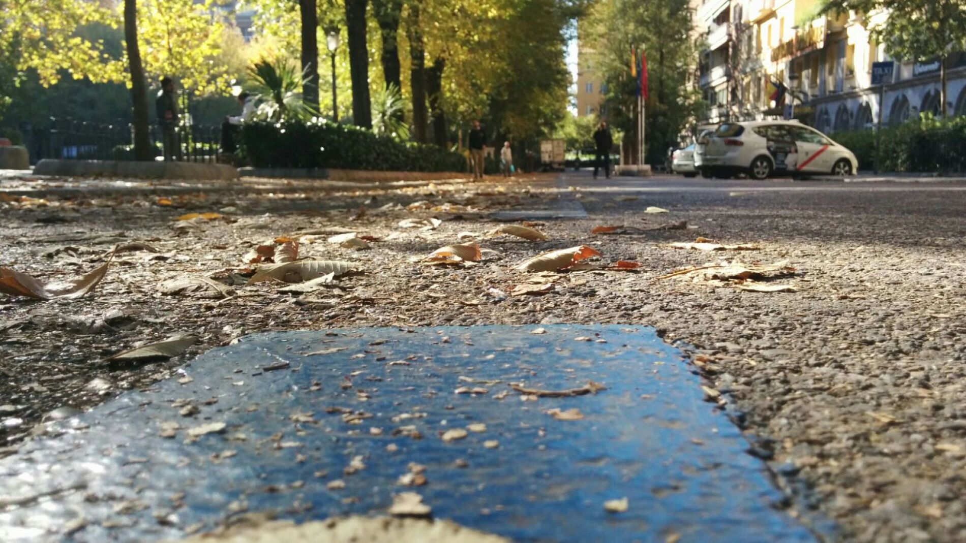 Calma en el centro de la Capital