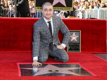 Daniel Radcliffe junto a su estrella