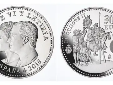 La primera moneda de los Reyes Felipe y Letizia La primera moneda de los Reyes Felipe y Letizia