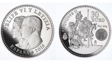 La primera moneda de los Reyes Felipe y Letizia