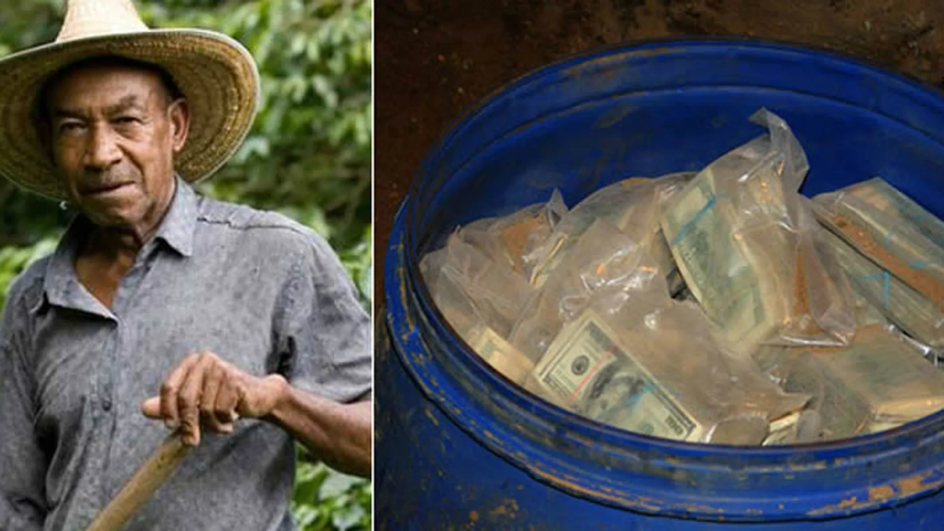El campesino que encontró el dinero de Pablo Escobar El campesino que encontró el dinero de Pablo Escobar