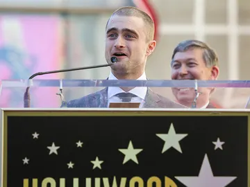 Daniel Radcliffe en su discurso al recibir la estrella Daniel Radcliffe en su discurso al recibir la estrella