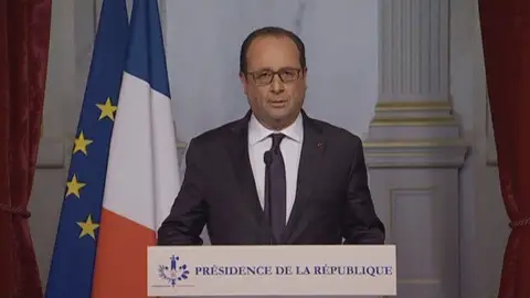 François Hollande condena los ataques de París François Hollande condena los ataques de París