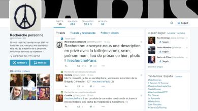 Los familiares de los desaparecidos en los atentados de París recurren a Twitter para dar con su paradero