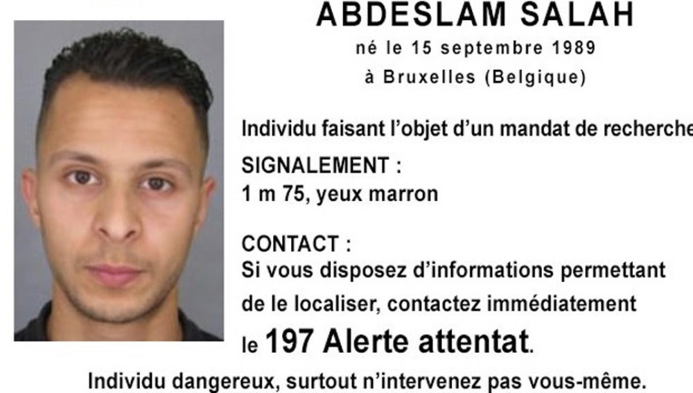 Terrorista buscado en París