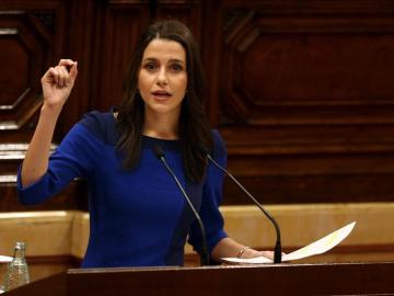 Inés Arrimadas, líder de Ciudadanos en Cataluña