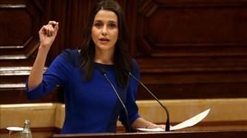 Inés Arrimadas, líder de Ciudadanos en Cataluña