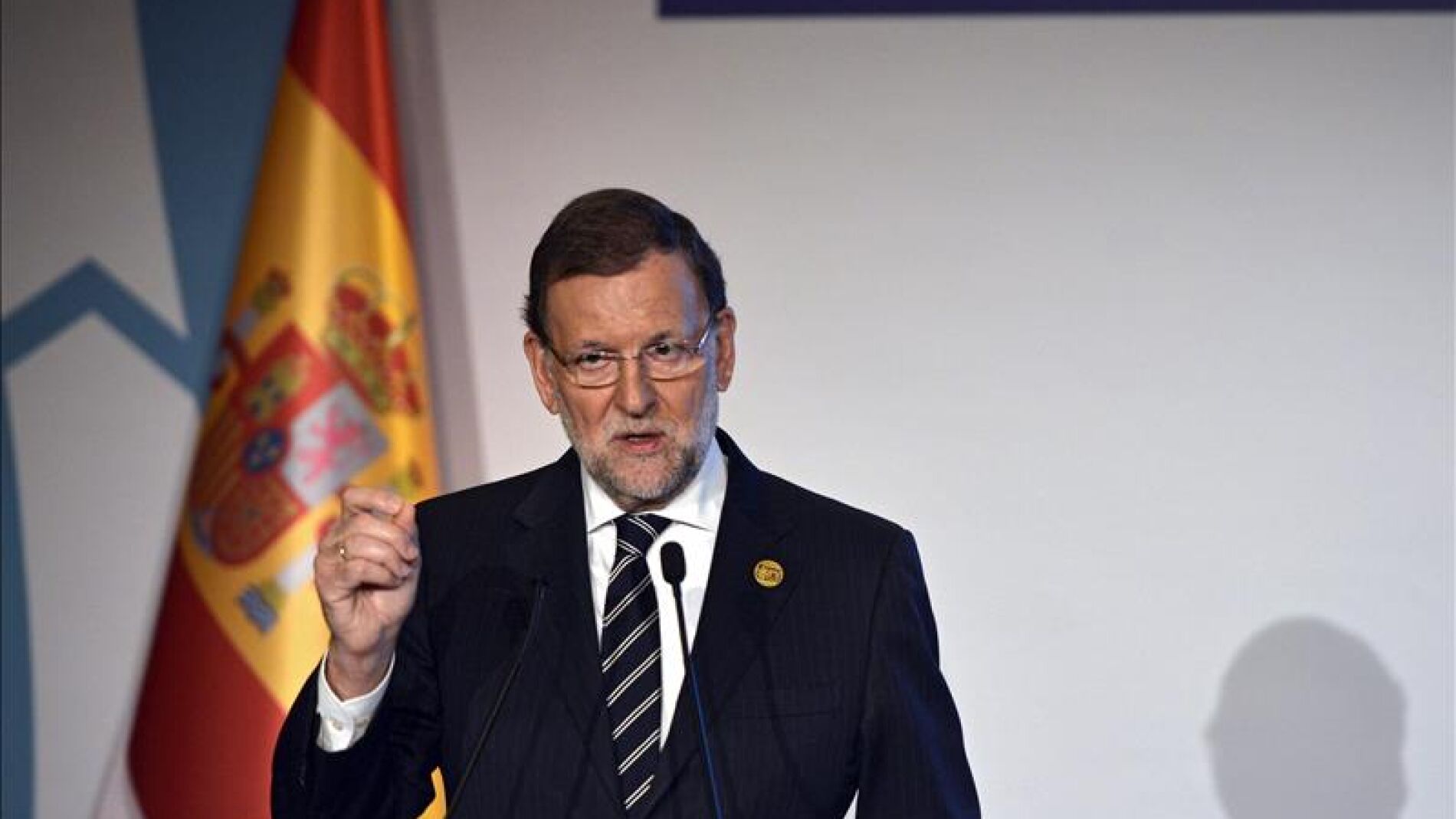 Mariano Rajoy durante una rueda de prensa