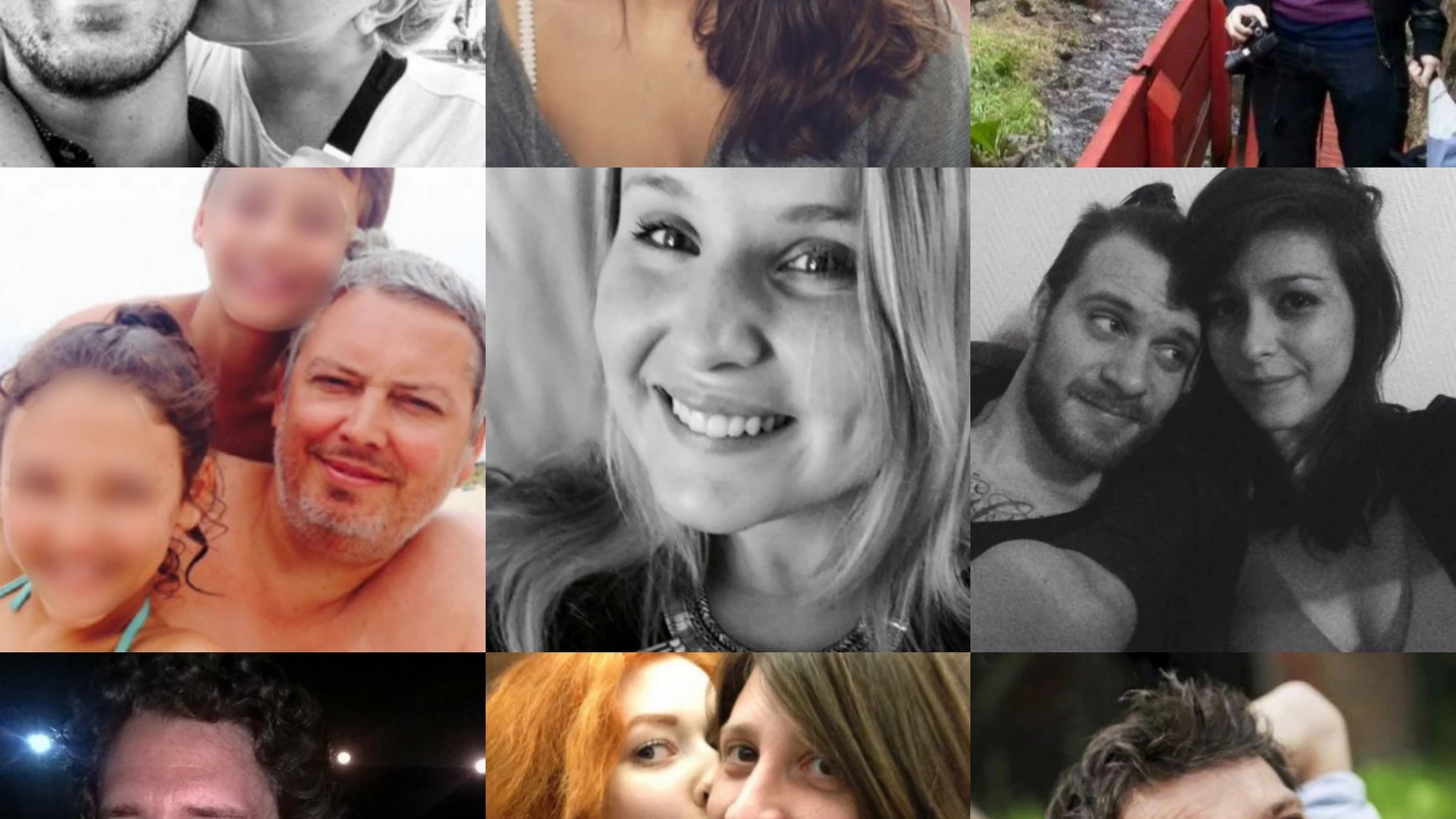 Algunos de los fallecidos en los ataques de París Algunos de los fallecidos en los ataques de París