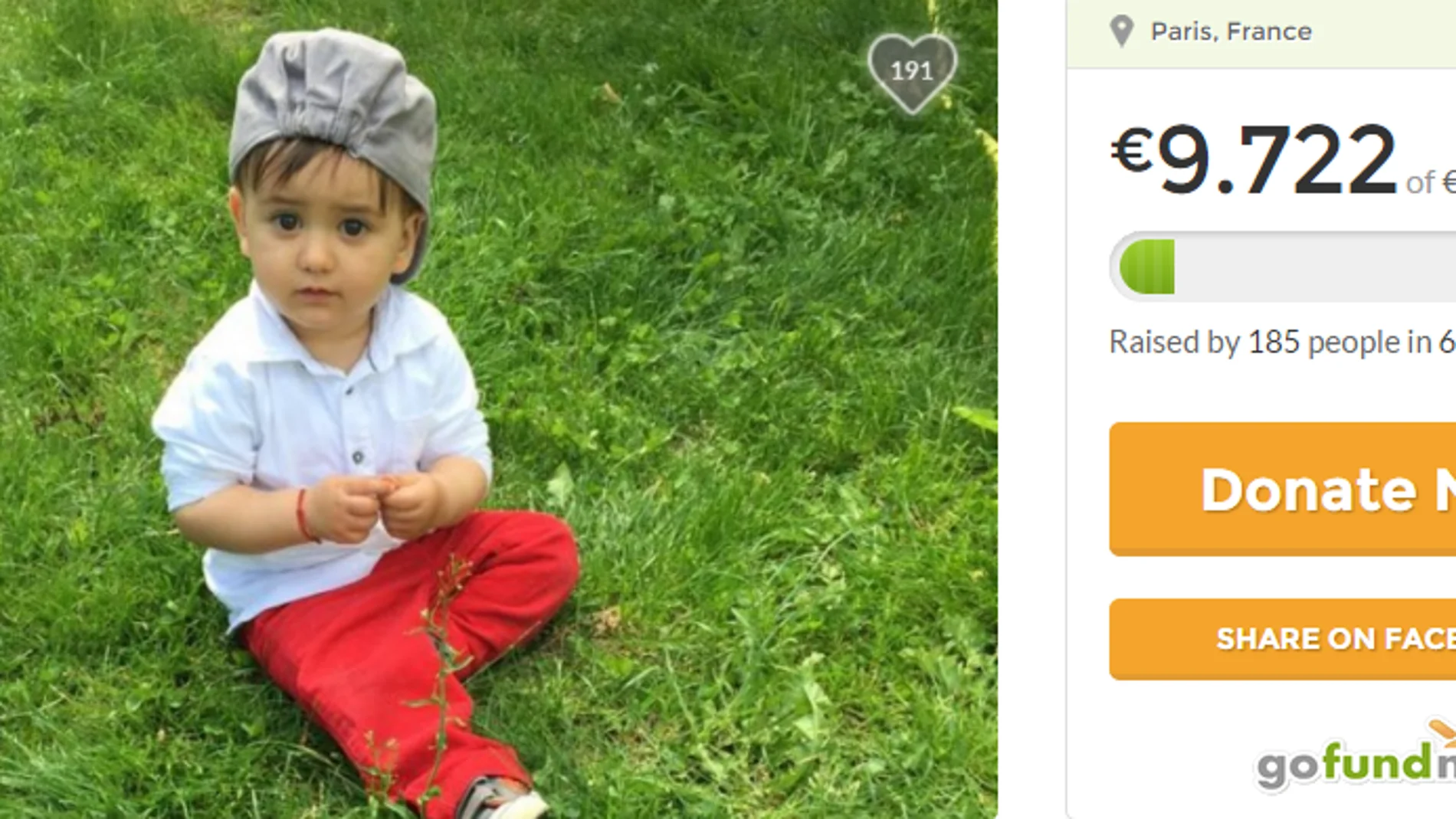 Uno de los niños que ha quedado huérfano Uno de los niños que ha quedado huérfano