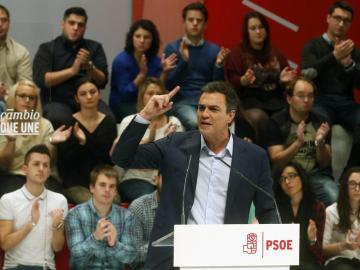 El secretario general del PSOE, Pedro Sánchez