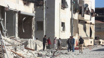 Bombardeos sobre Siria