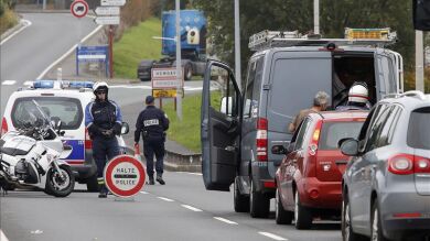 Férreo control en la frontera de España con Francia tras los atentados de París