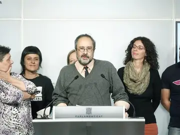 El presidente del grupo parlamentario de la CUP, Antonio Baños El presidente del grupo parlamentario de la CUP, Antonio Baños