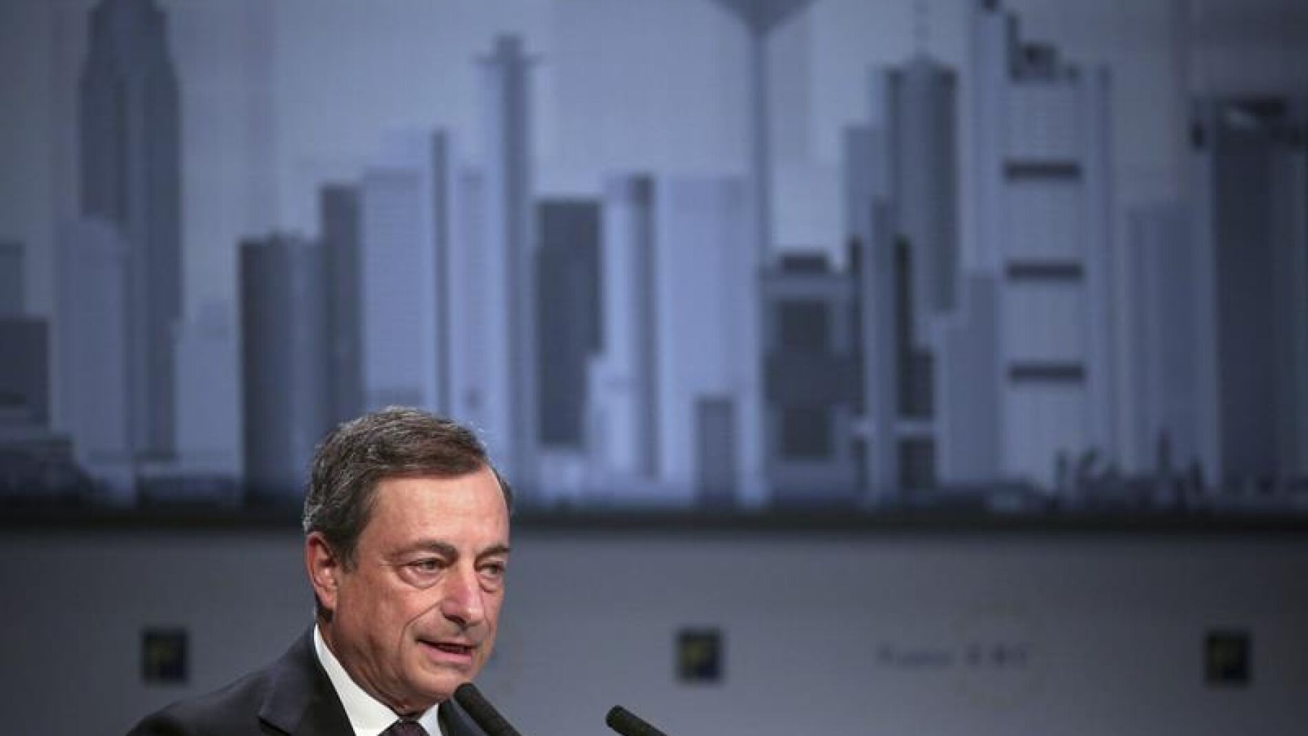 Mario Draghi, presidente del BCE.