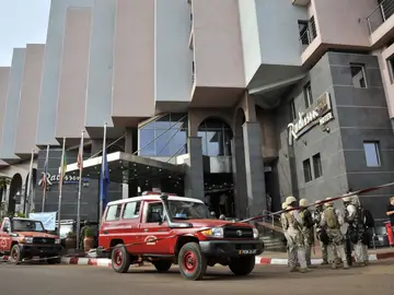 Hotel de Mali en el que se ha producido el ataque Hotel de Mali en el que se ha producido el ataque