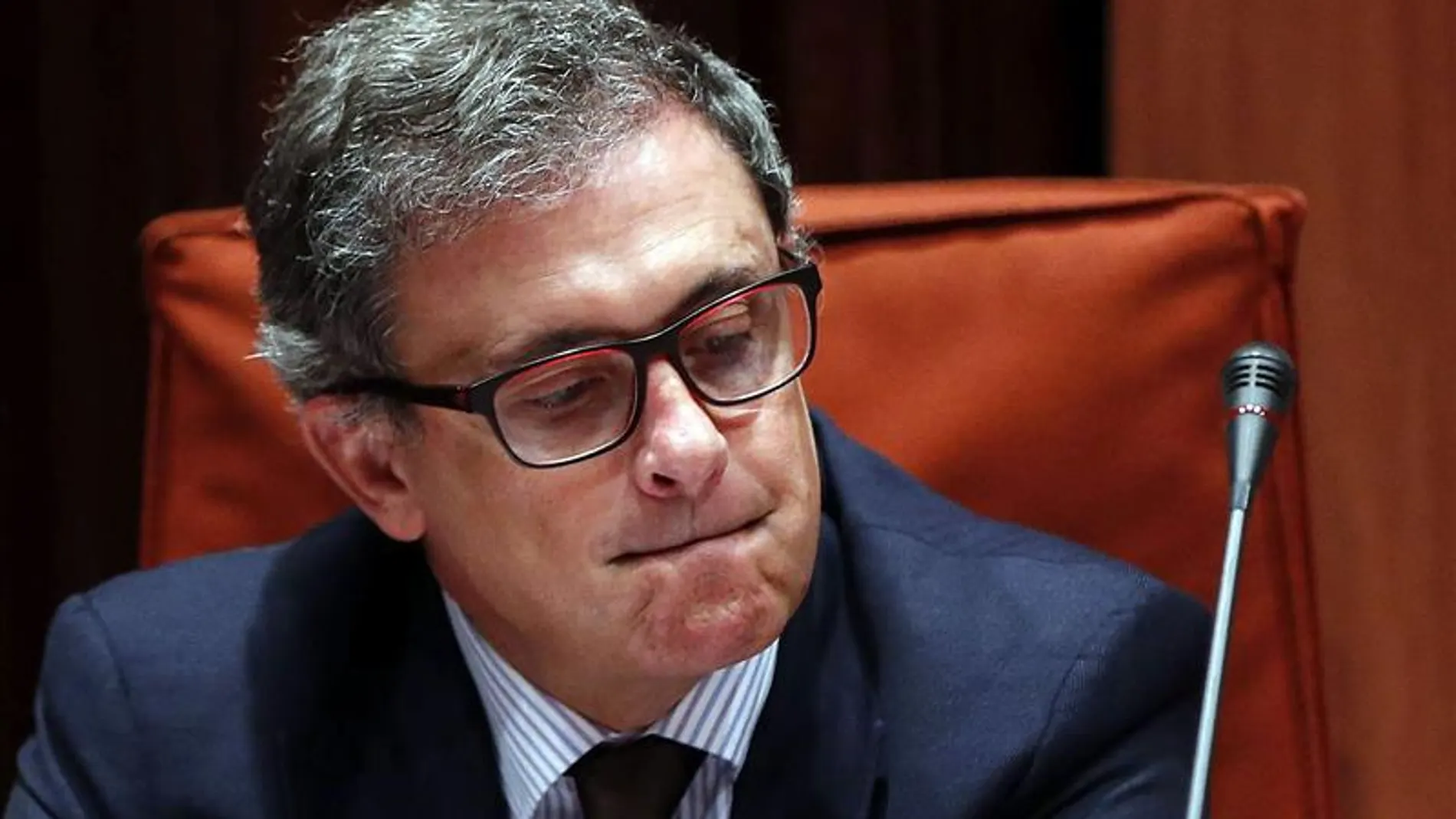 Jordi Pujol Ferrusola durante su comparecencia ante la comisión de investigación del Parlament Jordi Pujol Ferrusola durante su comparecencia ante la comisión de investigación del Parlament