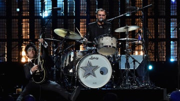 Ringo Starr, durante una actuación