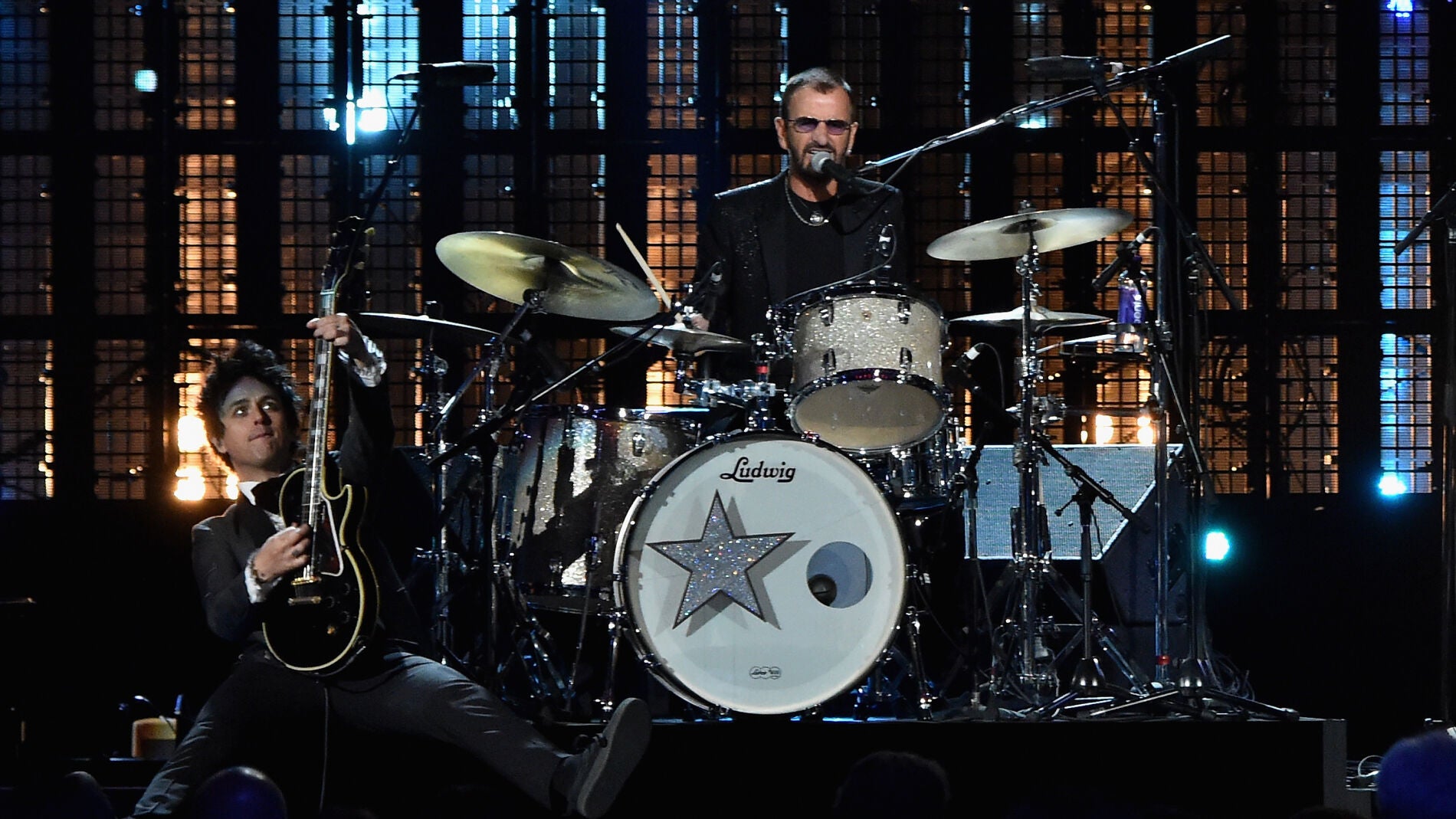 Ringo Starr, durante una actuaci&oacute;n