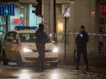 Operación policial en el centro de Bruselas