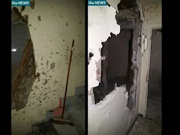 Así ha quedado el piso de Saint Denis Así ha quedado el piso de Saint Denis