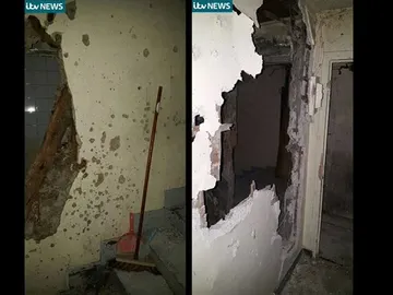 Así ha quedado el piso de Saint Denis Así ha quedado el piso de Saint Denis