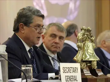 Federico Trillo en la Asamblea de la OMI celebrada en Londres Federico Trillo en la Asamblea de la OMI celebrada en Londres