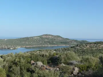 Península donde podría descansar la antigua ciudad de Kane Península donde podría descansar la antigua ciudad de Kane