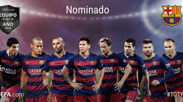 Los ocho nominados del Barça